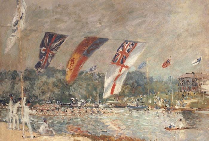 Alfred Sisley Regattas at Molesey Germany oil painting art